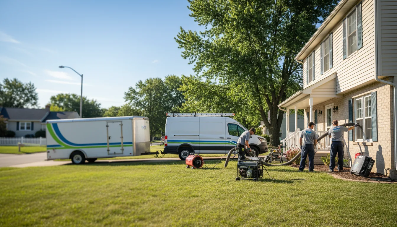 Flooded Basement Restoration And Cleanup With Repair in Ursa, IL near me